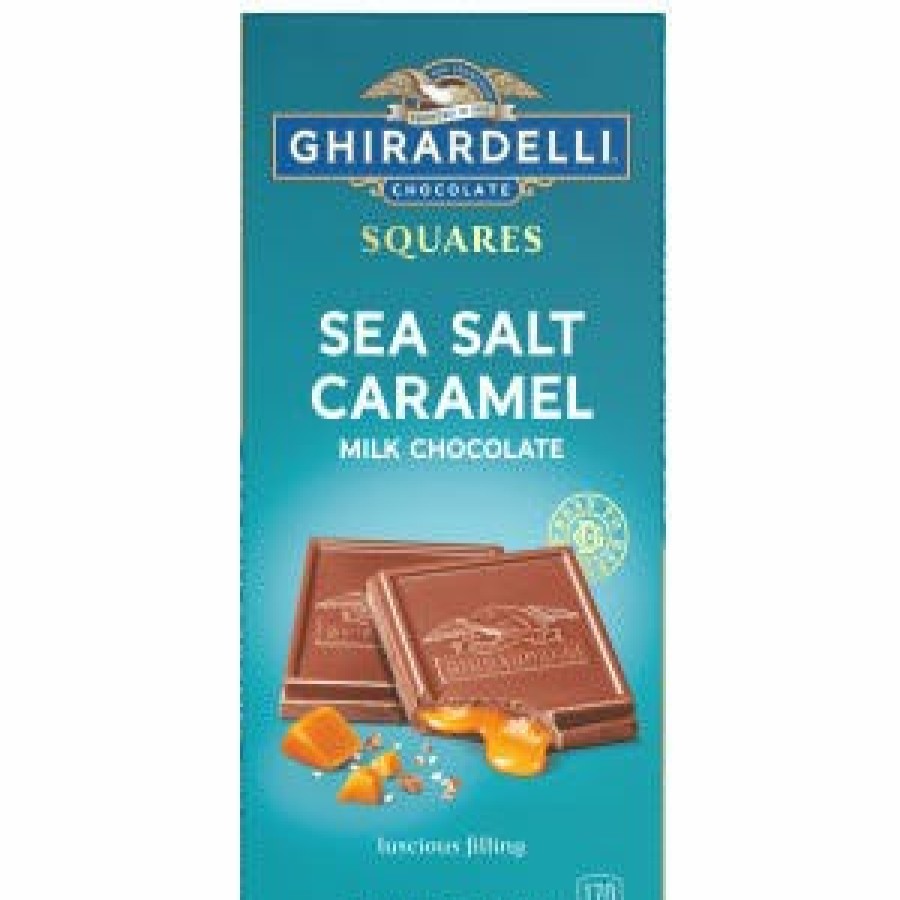 Shop Chocolate Ghirardelli Chocolate Bars | Milk Chocolate Sea Salt Caramel Bar (Case Of 10)