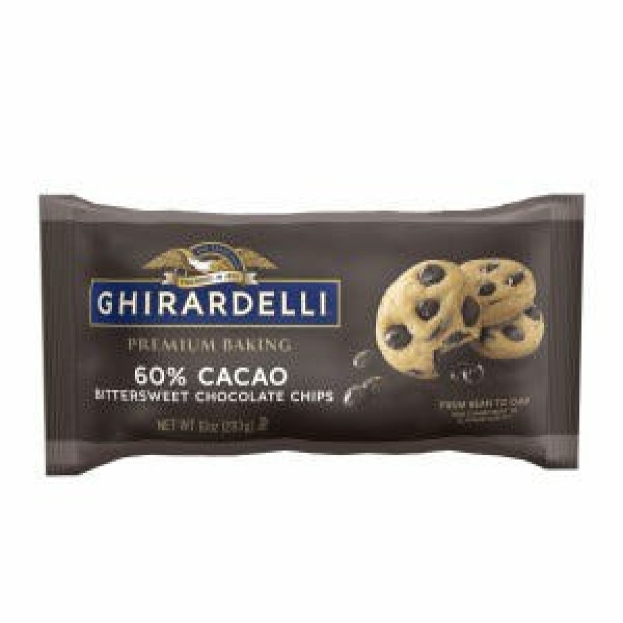 Shop Chocolate Ghirardelli Baking | Ghirardelli Bittersweet 60% Cacao Baking Chips (Case Of 12 Bags)