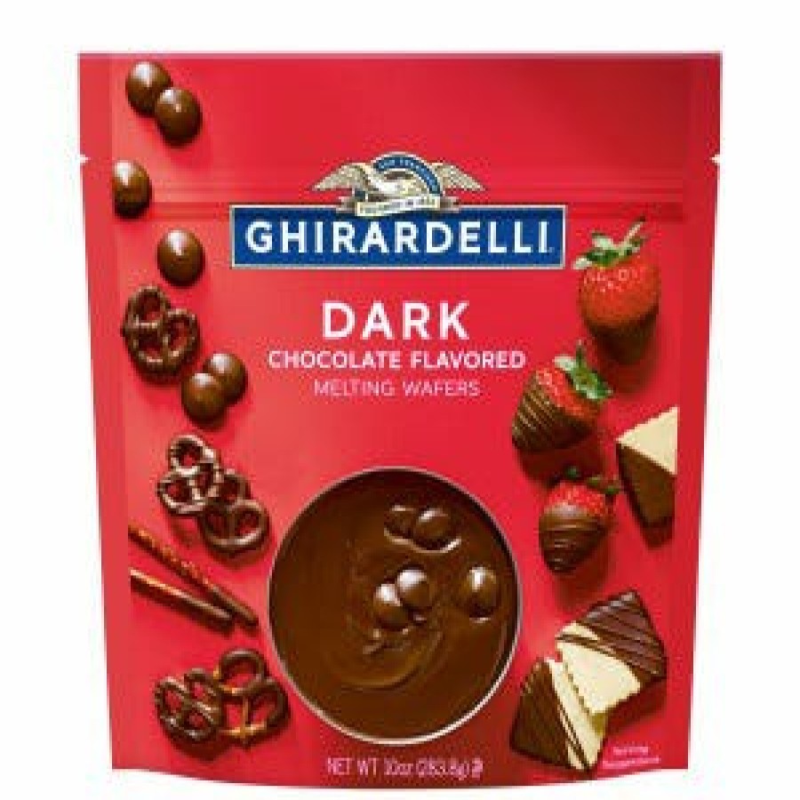 Shop Chocolate Ghirardelli Baking | Dark Chocolate Flavored Melting Wafers (Case Of 6 Bags)