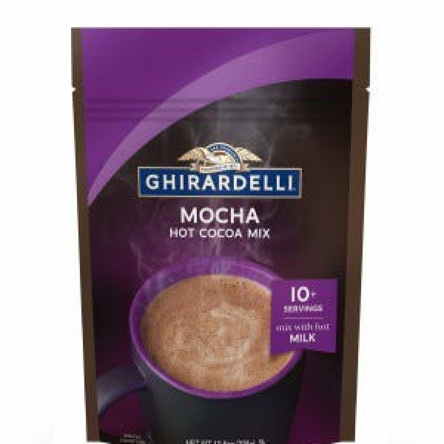 Shop Chocolate Ghirardelli Hot Cocoa | Chocolate Mocha Premium Hot Cocoa (Case Of 6 Bags)