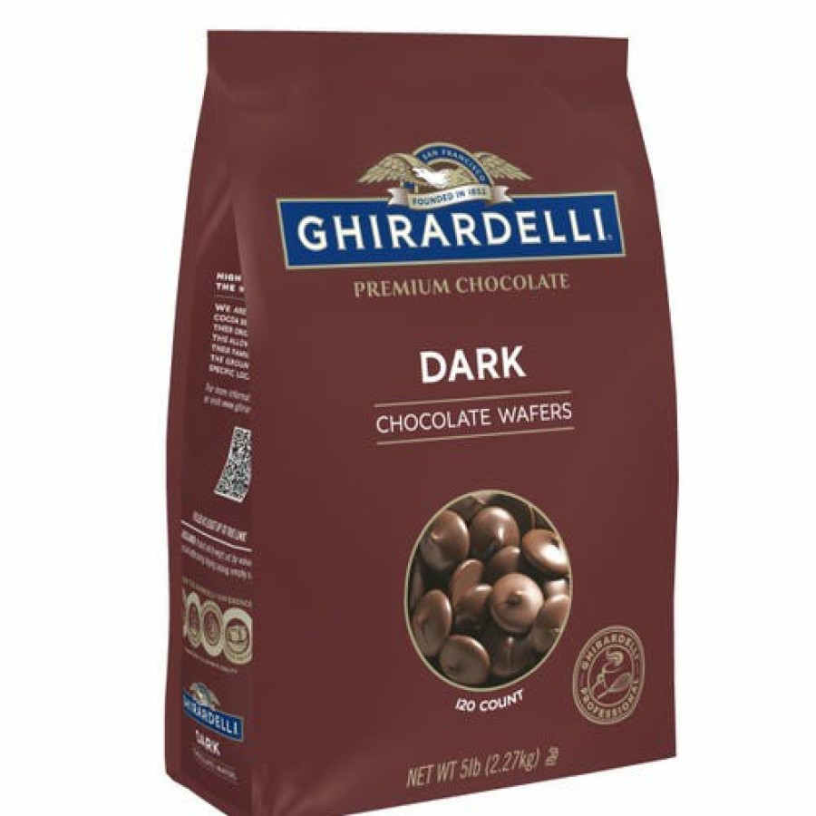 Shop Chocolate Ghirardelli Baking | Dark Chocolate Wafers 5Lb Bag