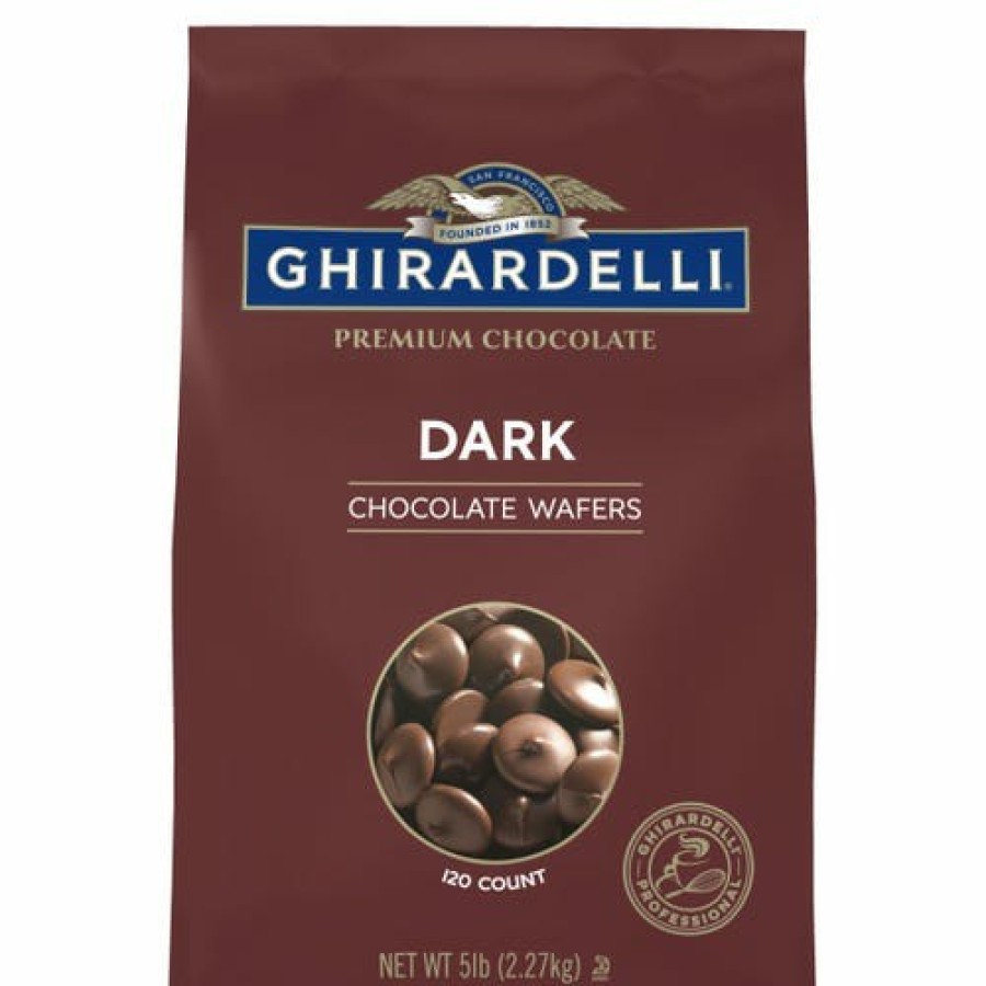 Shop Chocolate Ghirardelli Baking | Dark Chocolate Wafers 5Lb Bag