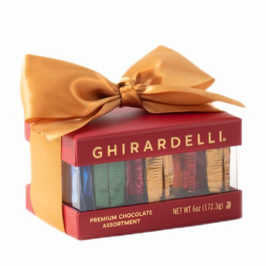 Gifts Ghirardelli Business Gifts | Red Gift Box With Bow (12Pc)