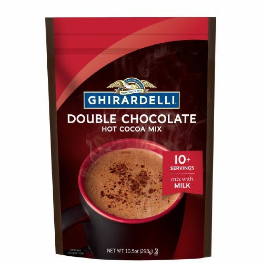 Shop Chocolate Ghirardelli Hot Cocoa | Double Chocolate Premium Hot Cocoa (Case Of 6)