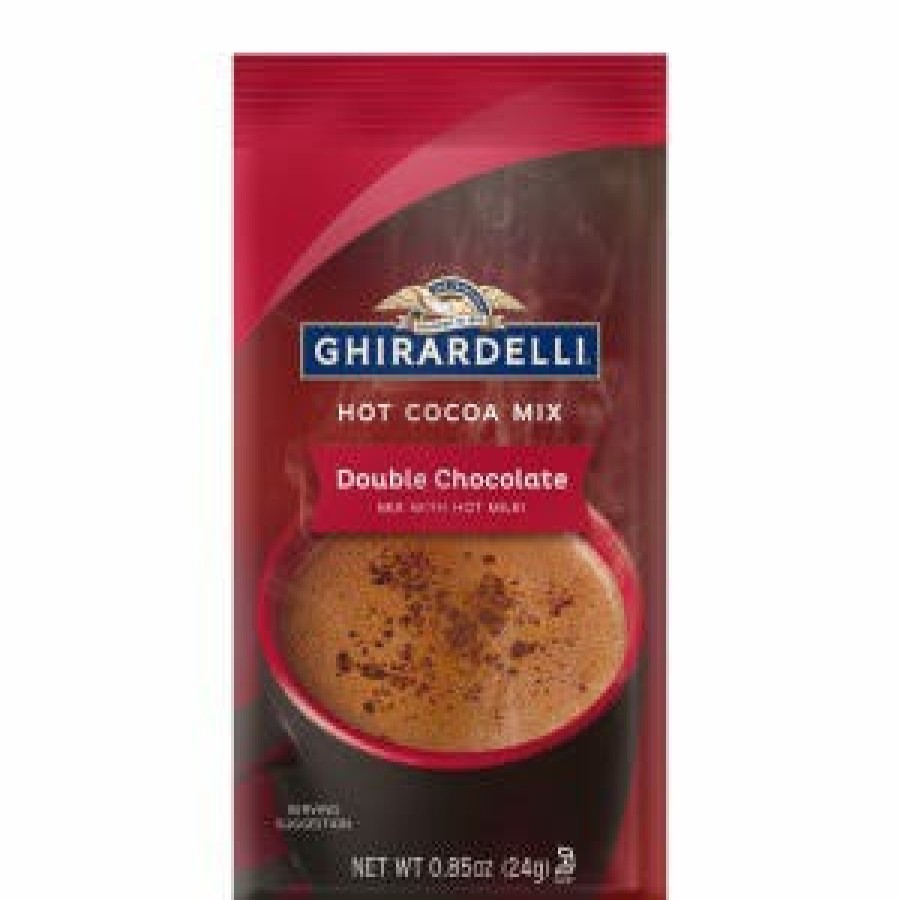 Shop Chocolate Ghirardelli Hot Cocoa | Double Chocolate Premium Hot Cocoa Case Pack (400 Ct.)