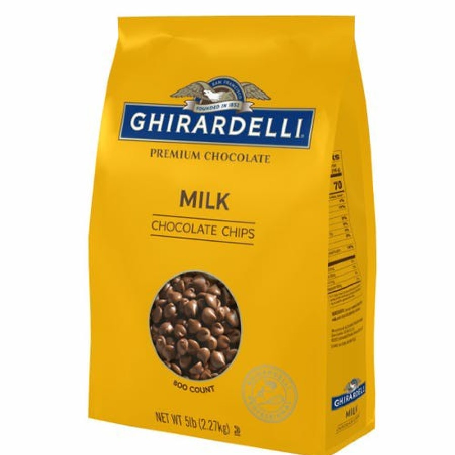 Shop Chocolate Ghirardelli Baking | Milk Chocolate Chips 5Lb Bag