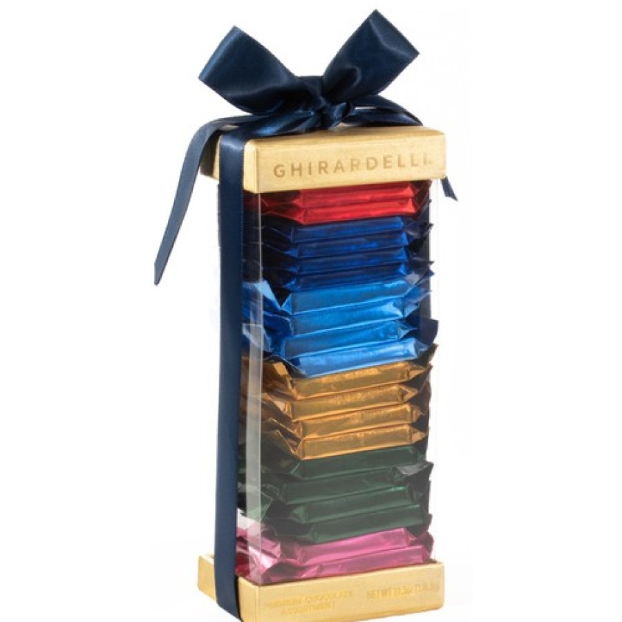 Gifts Ghirardelli Business Gifts | Tall Gold Gift Box (24Pc)