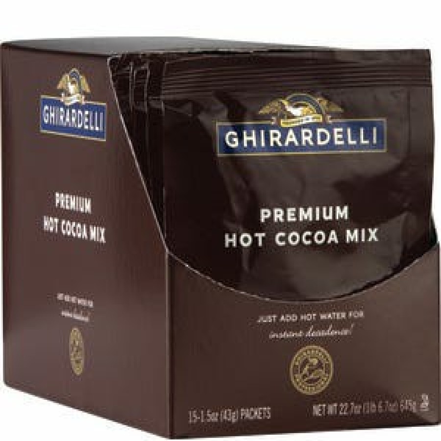 Shop Chocolate Ghirardelli Hot Cocoa | Hot Cocoa Pouch - Just Add Water (6 Display Cases)