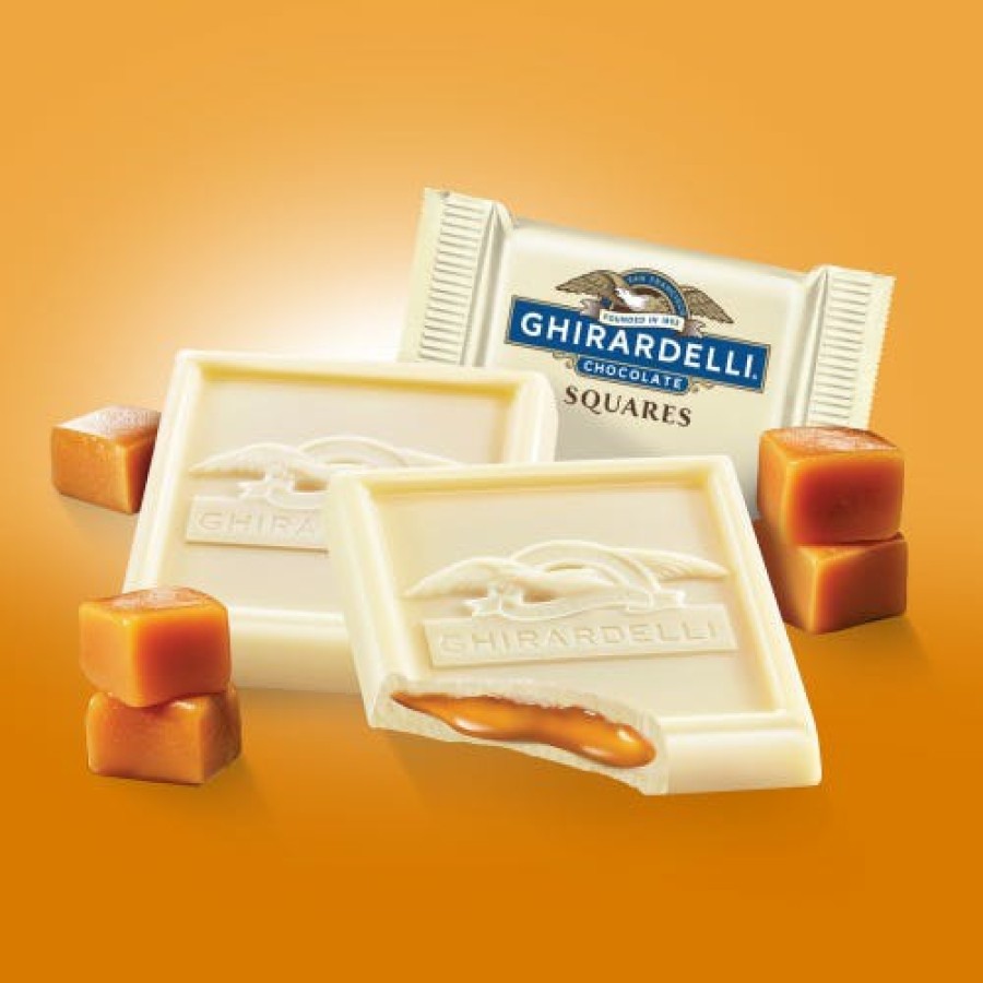 Shop Chocolate Ghirardelli Bulk Chocolate | White Chocolate Caramel Squares Case Pack (412 Ct)