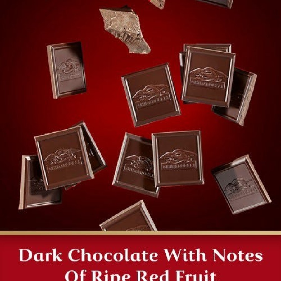 Shop Chocolate Ghirardelli Bulk Chocolate | Intense Dark 60% Cacao Dark Chocolate Squares Case Pack (540 Ct)