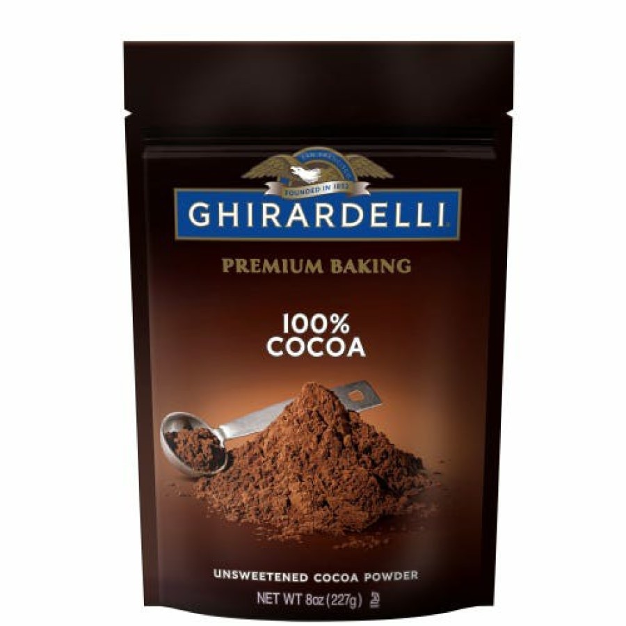 Shop Chocolate Ghirardelli Baking | 100% Unsweetened Ground Cocoa Case Pack (6 Bags / 8 Oz. Ea)