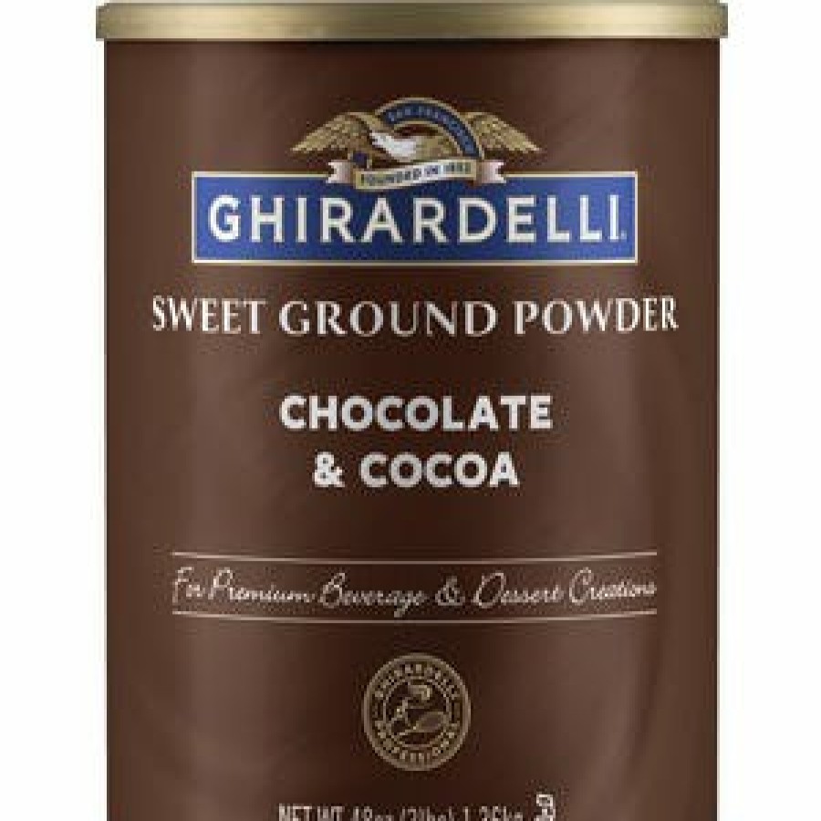 Shop Chocolate Ghirardelli Hot Cocoa | Sweet Ground Chocolate And Cocoa (6 Ct / 3 Lbs. Ea)