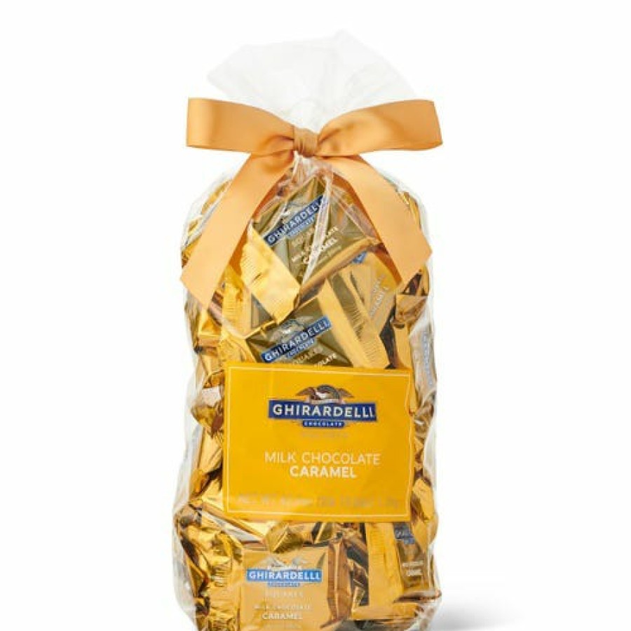 Gifts Ghirardelli Gift Bags | Milk Chocolate Caramel Squares Gift Bag (80 Pc)