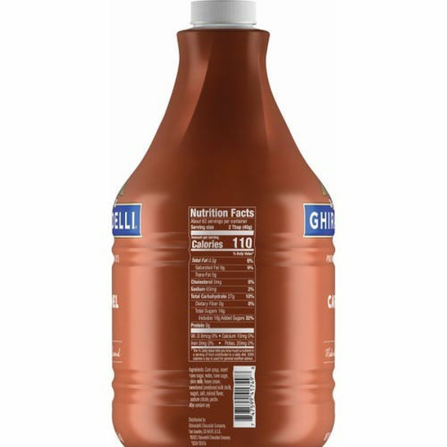 Shop Chocolate Ghirardelli Hot Cocoa | Caramel Sauce Pump Bottle Case (6 Ct / 87.3 Oz. Ea)